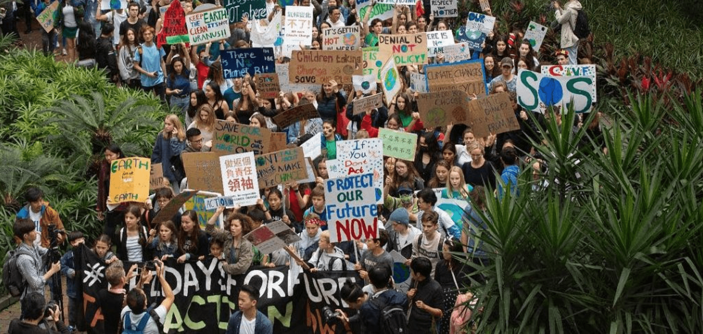 Student Climate Change Protest - Hong Kong